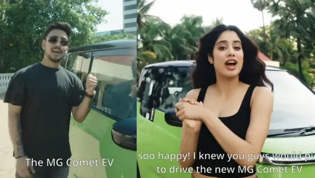 MG Motor India’s campaign for Comet EV featuring Janhvi Kapoor and Ishan Kishan targets Gen Z buyers