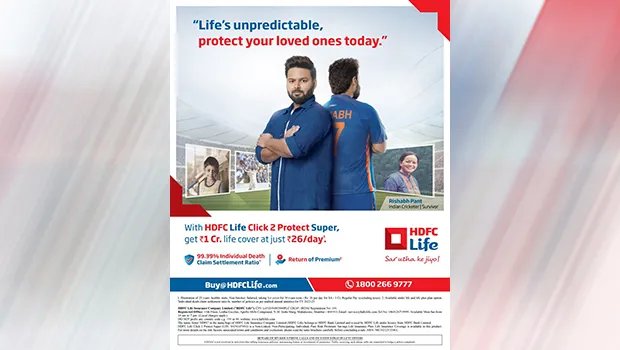 Rishabh Pant shares his real-life story in HDFC Life’s campaign on term insurance
