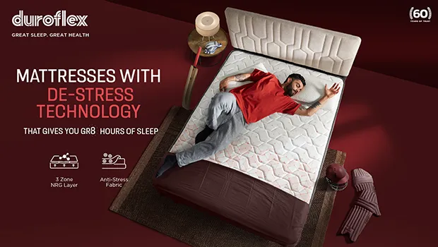 Virat Kohli advocates for quality sleep for healthy life in Duroflex's latest campaign
