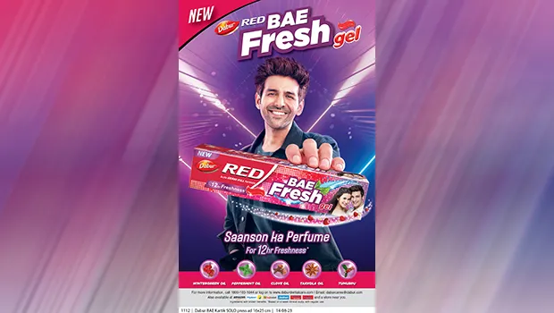 Dabur signs Kartik Aaryan as brand ambassador for launch of Dabur Red Bae Fresh Gel toothpaste variant