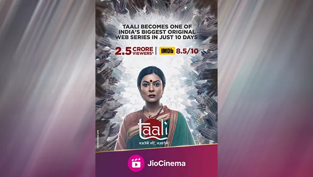 Sushmita Sen starrer ‘Taali’ garners 25 mn viewers in 2 weeks on the platform, claims JioCinema