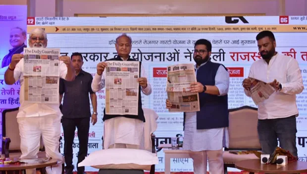 Newspaper editions of ‘India News’, ‘The Daily Guardian’ & ‘The Sunday Guardian’ launched in Jaipur