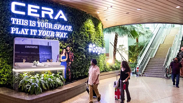 Cera unveils 'This Is Your Space. Play It Your Way' campaign on the wall at Mumbai Airport T2