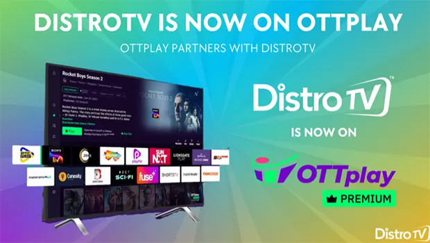 OTTplay and DistroTV partner to bring 180 free live channels to India