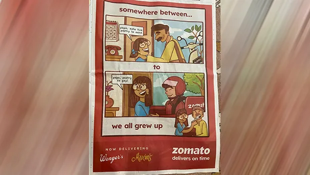 Zomato evokes nostalgia with print ad announcing delivery service from Wenger’s and Maxim's Bakers