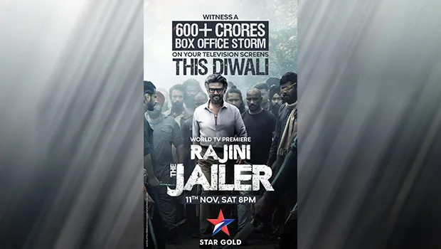 Star Gold to present the World TV Premiere of ‘Rajini The Jailer’