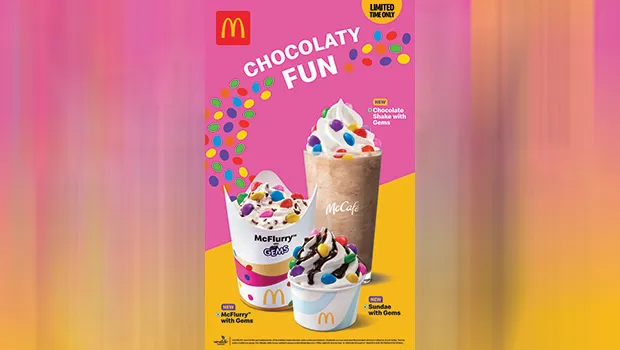 McDonald's India (W & S) collaborates with Mondelez for desserts featuring Cadbury Gems