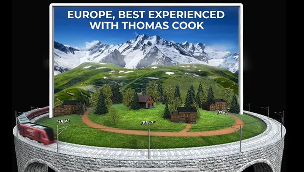 Thomas Cook's 3D anamorphic campaign showcases Europe's scenic beauty