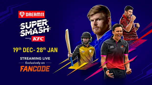 FanCode secures live-streaming rights for Dream11 Super Smash 2023-24 in India