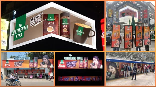 Continental Coffee teams up with Platinum Outdoor to unveil 3D anamorphic outdoor campaign for Continental Xtra