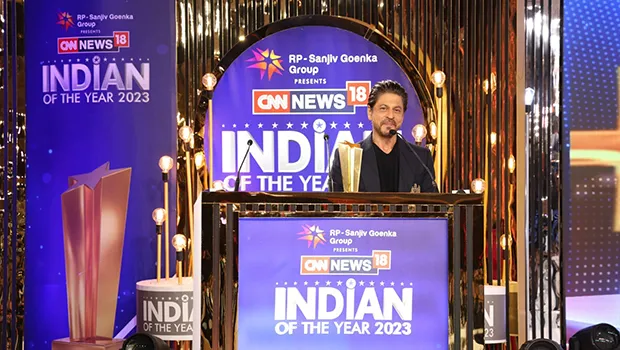 Shah Rukh Khan bags CNN-News18 Indian of the Year Award 2023