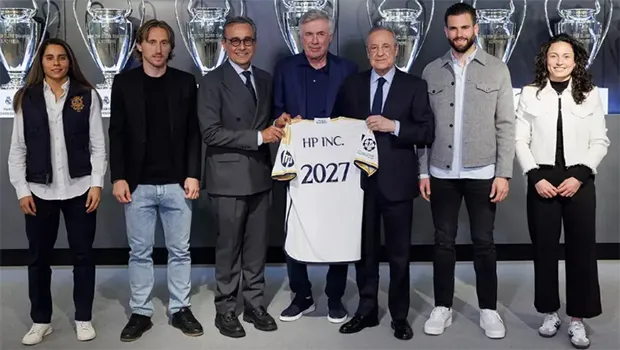 Real Madrid unveils global technology sponsorship deal With HP
