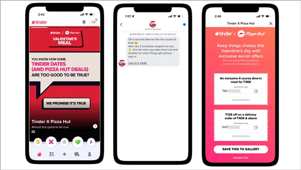Tinder and Pizza Hut’s V-day collaboration to deliver curated meals
